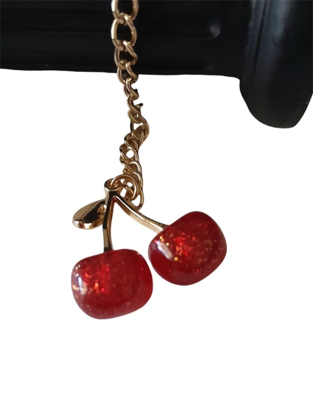 Mini Cherry Chain Charm
